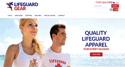 Desktop Screenshot of justlifeguardshirts.com