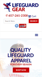 Mobile Screenshot of justlifeguardshirts.com